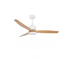 ventilátoros lámpa fehér színű vázzal és fém testtel beltéri használatra novaluce-9952314 - moretti.hu