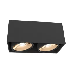   ORLICKI OR82050 CARDI II Kocka Mennyezeti Lámpa Fekete, Arany GU10 IP20