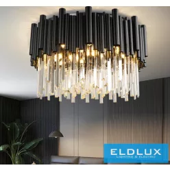 ELDLUX OWD6008-SX Kristály Mennyezeti Lámpa IP20