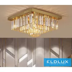 ELDLUX OWD6009-MF Kristály Mennyezeti Lámpa IP20