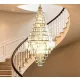 ELDLUX Kristály üveg csillár E14×60 D1005x1870mm Rosegold
