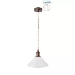 függesztett lámpa bronz színű vázzal és fém testtel beltéri használatra palnas-62001692 - moretti.hu