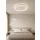 UNIVERSO Mennyezeti lámpa 30W/60W 1800lm/3600lm  IP20 Fehér CCT Távirányító D450x50mm