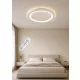 UNIVERSO Mennyezeti lámpa 30W/60W 1800lm/3600lm  IP20 Fehér CCT Távirányító D450x50mm