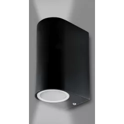   POLUX 303356 BOSTON Modern Kültéri Fali Lámpa Fekete GU10 IP44