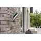 POLUX 304322 CRYSTAL Modern Kültéri Fali Lámpa Ezüst LED IP44