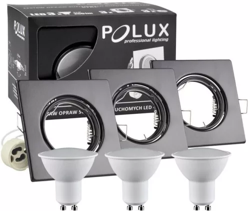 Polux OLIN 305879 Beépíthető spotlámpa 1x3,5W/GU10 3000K 250LM IP20