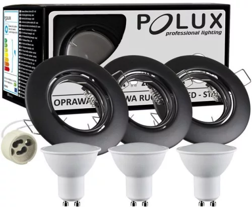 Polux OLIN 306227 Beépíthető spotlámpa 1x3,5W/GU10 3000K 250LM IP20