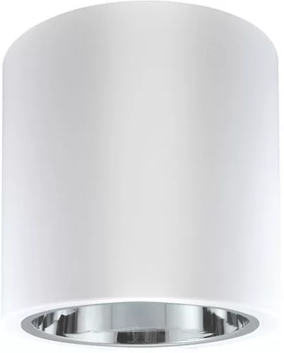 POLUX 307194 JUPITER Hengeres Mennyezeti Lámpa Fehér E27 IP20