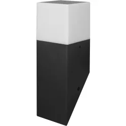   POLUX 307316 NEW YORK Modern Kültéri Fali Lámpa Fehér, Grafit E27 IP44