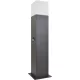 POLUX 307330 NEW YORK Modern Kültéri Állólámpa Fehér, Grafit E27 IP44