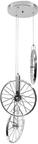 POLUX 307569 BICYKL Modern Led Függesztett Lámpa Króm LED IP20