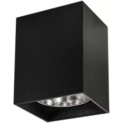 POLUX 307804 JUPITER Kocka Mennyezeti Lámpa Fekete E27 IP20