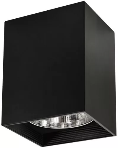 POLUX 307804 JUPITER Kocka Mennyezeti Lámpa Fekete E27 IP20