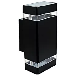   POLUX 307866 GILBERT Modern Kültéri Fali Lámpa Matt Fekete GU10 IP44