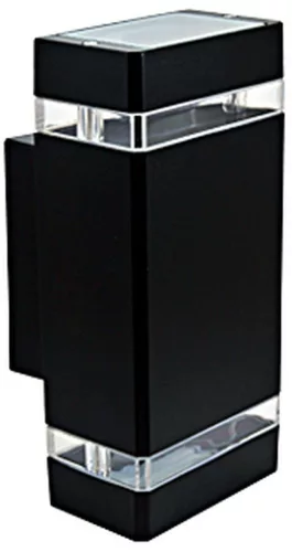 POLUX 307866 GILBERT Modern Kültéri Fali Lámpa Matt Fekete GU10 IP44
