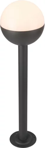 POLUX 311641 ULSA Modern Kültéri Állólámpa Matt Fekete E27 IP44