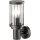 POLUX 312303 FIORD Modern Kültéri Fali Lámpa Matt Fekete E27 IP44