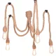 POLUX 312921 ROPE Vintage Függesztett Lámpa E27 IP20