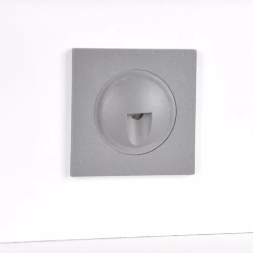 POLUX 313690 Q3 Kültéri Falba Építhető Lámpa Grafit LED IP44