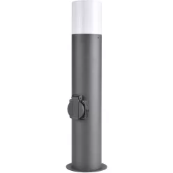   POLUX 315991 DALLAS Modern Kültéri Állólámpa Fehér, Grafit E27 IP44