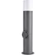 POLUX 315991 DALLAS Modern Kültéri Állólámpa Fehér, Grafit E27 IP44