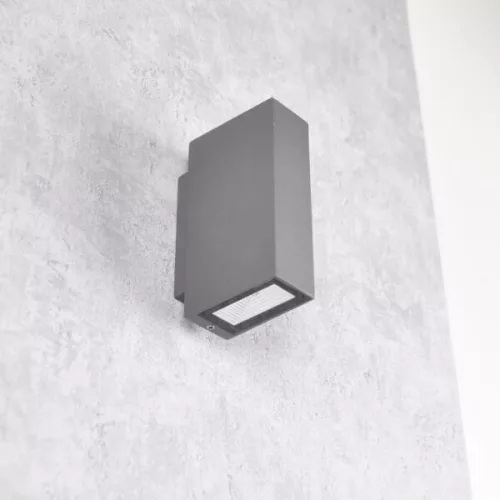 POLUX 319814 ORLEAN Modern Kültéri Fali Lámpa Grafit LED IP44