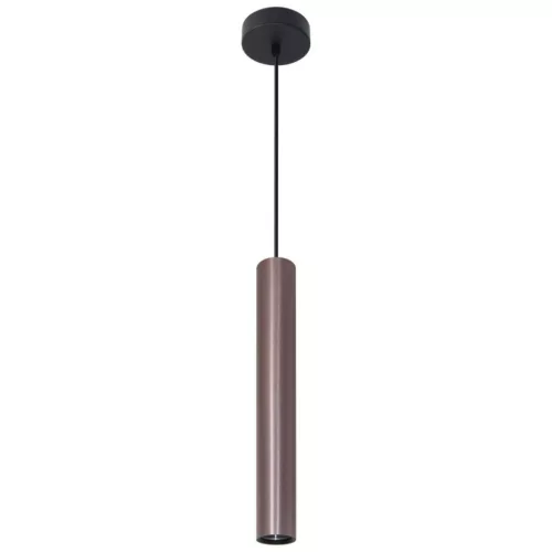 POLUX 326133 LUNGOMARE Hengeres Függesztett Lámpa Fekete, Szürke GU10 IP20