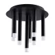 POLUX 326638 GLAM Glamour Mennyezeti Lámpa Fekete G9 IP20