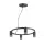 POLUX 327567 ROMA Modern Led Függesztett Lámpa Fekete GU10 IP20