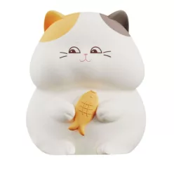   Polux GATTO 327642 Asztali lámpa 1x1W/LED 3000K + RGB 59lm IP20