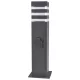 POLUX 327970 TEKSAS Modern Kültéri Állólámpa Grafit E27 IP44