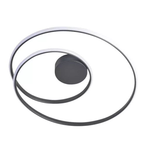 POLUX 328038 ZEFIRA Modern LED Mennyezeti Lámpa Antracit LED IP20