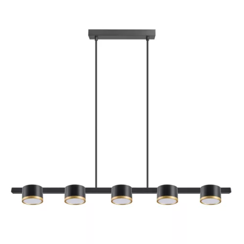 POLUX 328076 MIRELLA Modern Led Függesztett Lámpa Fekete, Arany GX53 IP20