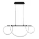 POLUX 329080 EMMA Modern Led Függesztett Lámpa Fehér, Fekete LED IP20