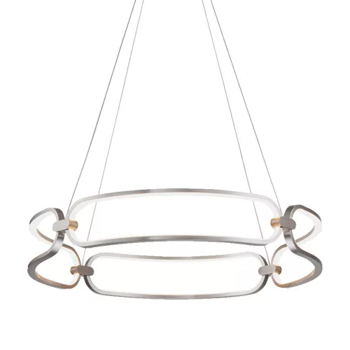 PREZENT 18100 TRIVIUM Modern Led Függesztett Lámpa Fehér, Króm LED IP20