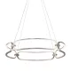 PREZENT 18100 TRIVIUM Modern Led Függesztett Lámpa Fehér, Króm LED IP20