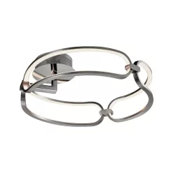   PREZENT 18101 TRIVIUM Modern LED Mennyezeti Lámpa Fehér, Króm LED IP20