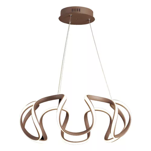 PREZENT 18201 PASSO Modern Led Függesztett Lámpa Fehér, Barna LED IP20
