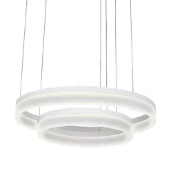   PREZENT 18408 VEDUA Modern Led Függesztett Lámpa Matt Fehér LED IP20
