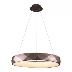   PREZENT 18416 CANVAS Modern Led Függesztett Lámpa Fehér, Kávé LED IP20