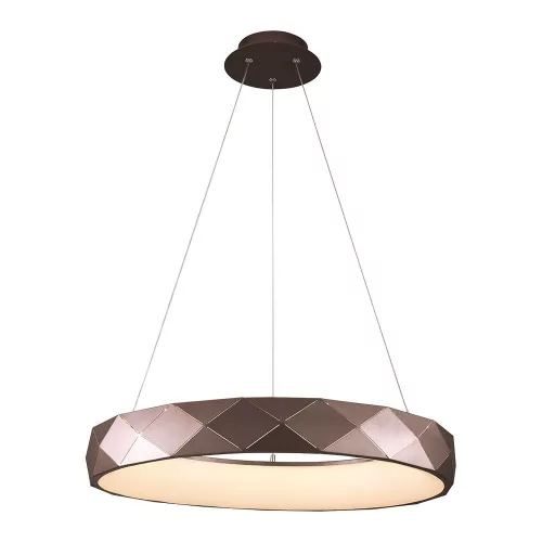 PREZENT 18416 CANVAS Modern Led Függesztett Lámpa Fehér, Kávé LED IP20