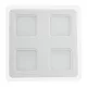 Prezent QUADRICA 27303 Beépíthető spotlámpa 1x36W/LED 2850lm IP20