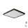 PREZENT 27313 CORDIA SQ II. Négyzetes Mennyezeti Lámpa Fehér, Fekete LED IP20