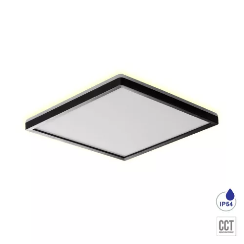 PREZENT 27313 CORDIA SQ II. Négyzetes Mennyezeti Lámpa Fehér, Fekete LED IP20