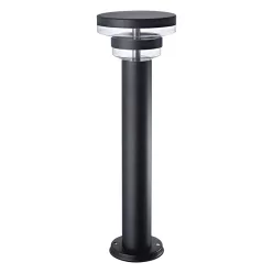   PREZENT 31309 UMERA Modern Kültéri Állólámpa Fekete, Átlátszó LED IP44