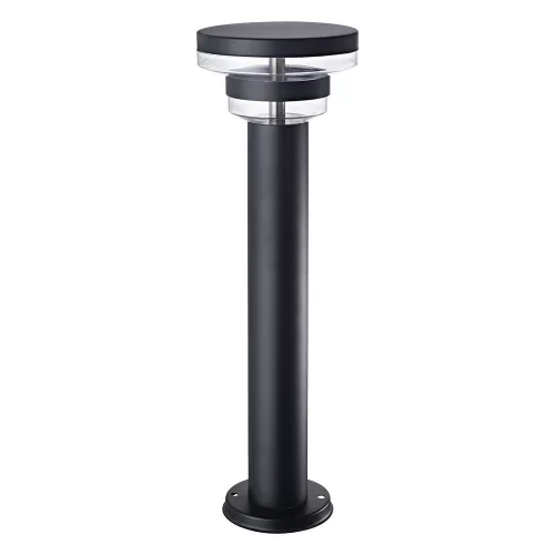 PREZENT 31309 UMERA Modern Kültéri Állólámpa Fekete, Átlátszó LED IP44