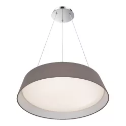   PREZENT 45132 VASCO Modern Led Függesztett Lámpa Fehér, Króm, Szürke LED IP20