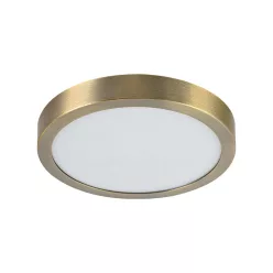   PREZENT 49059 LENYS IV. Kerek Mennyezeti Lámpa Antik Bronz, Fehér LED IP20