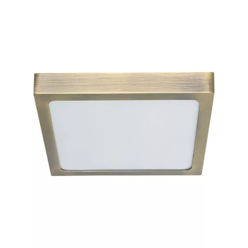 PREZENT 49063 LENYS Négyzetes Mennyezeti Lámpa Antik Bronz, Fehér LED IP20